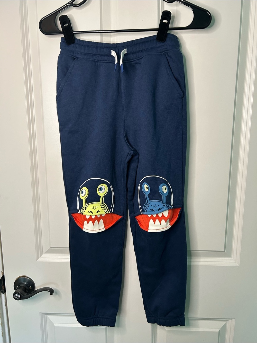 Garanimals Navy Joggers with Monster Knee Patches